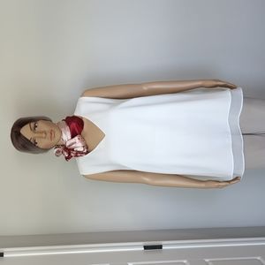 Cato Chiffon White V-neck sleeveless top size 18/20W